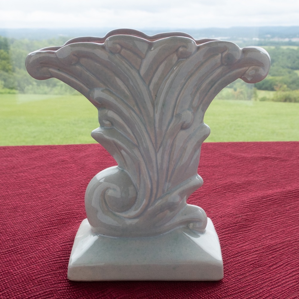 Cornucopia Vase Mid-Century Gonder Pottery